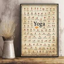 1pc No Frame Chakra Awakening Vintage Poster - Meditation Wall Art For Balance And Wellness - Multicolor - View 2