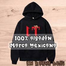 Sudadera corridos tumbados - Negro - Ver 2