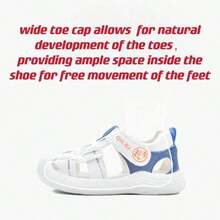 婴儿学步鞋男女通用凉鞋带足弓支撑，软底防滑幼儿鞋 0-3 岁，2024 年夏季 - 查看 5