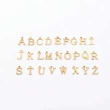 1 Pc Hot Fashion Initial Stainless Steel Bead Chain Anklet For Women - Yellow Gold - View 4