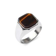 1 Miếng Món quà tốt nhất Đối với Đá quý Phong cách Nhẫn cưới , Thời trang Thép Nhẹ Và Nọn nhẹ Nhẫn Cổ điển Xu hướng Vàng Mạ Đồ trang sức , Ngày lễ tình nhân , Ngày lễ Tạ Ơn - bạc - Xem 11