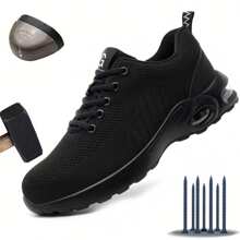 Breathable Steel Toe Cap Anti-Smashing Anti-Piercing Anti-Skid Work Shoes