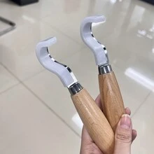 1pc Curved Cutter, Wood Carving Tool DIY Craft Hand Tools, Wood Carving Knife - Multicolor - View 6