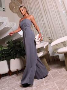 Women Jumpsuits - Màu xám đen - Xem 1