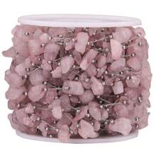 100cm Stainless Steel Chain With Asymmetrical Natural Stone Beads & Shell Pendants For Diy Jewelry Making Components - Stainless Steel Irregular Chain - View 23