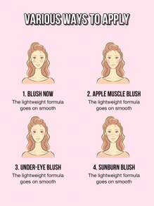 MISSLYN - Matte Blush Mania, Long-Lasting Color, 8 Shades Available, Smooth Texture, High Pigmentation, Matte Finish, Easy To Apply, Makeup Brand Product, Face Makeup, Suitable For Women And Girls, Essential For Winter, Y2K Style, Fashionable, Great Birthday Gift, Valentine's Day Gift, Party Essential, New Year Gift, Best Color, Cruelty-Free And Vegan - #101 hồng baby - Xem 6