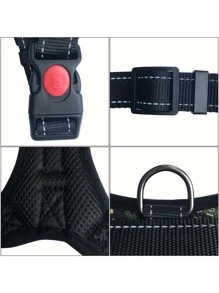 Dog Harness For Small, Medium, Large Dogs,Reflective No-Pull Dog Harness With Breathable Design And Handle