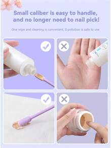 3件套硅胶刮刀，双头硅胶刮刀，化妆品瓶罐刮刀，迷你刮刀套装，化妆工具，价格实惠，适合作为圣诞礼物、礼物、女士礼物或圣诞礼物。 - 淡紫色 - 查看 4