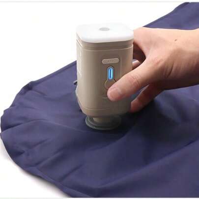 户外露营电动便携式多功能充气泵 - 可用于充气床垫、睡垫、专用帐篷、游泳圈、野外篝火、野外照明 - 适用于野外露营、聚会活动、户外探险、户外探险、野外露营好帮手