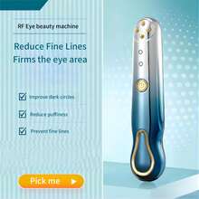 RF Eye Beauty Machine,Eye Massager EMS Microcurrent Beauty Device Lifting, Firming And Rejuvenating Skin - Blue - View 1