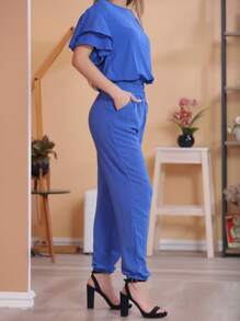 Women Two-Piece Outfits - Màu xanh lam - Xem 4