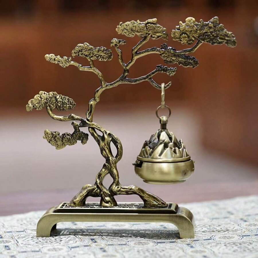 1 Miếng Nhỏ bé Cây Hương đốt , Chế tạo Của Hợp kim kẽm , 14.2cm Chiều cao , 12.5cm Chiều rộng , Truyền thống Trung Hoa Phong cách , Tinh tế , Thích hợp Đối với Sticks & , Thích hợp Đối với Yoga Phòng thu , Cắm trại , Sân vườn , Sân , Cổ điển Ánh nến Bữa tối Prop , Qủa tặng