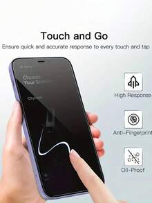 5 trong 1 Chống nhìn trộm Chống xước Bảo vệ quyền riêng tư Kính cường lực Bảo vệ màn hình Đối với Nhiều loại iPhone người mẫu + 1 Miếng Linh hoạt Máy chụp hình Ống kính Bảo vệ - màu đen - Xem 8