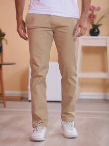 Men Jeans - Brown - View 3