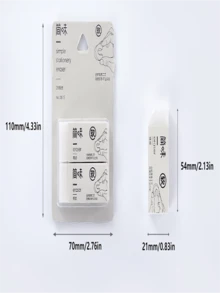 1 Pieza Goma De Borrar Para Estudiantes 2b De Papelería