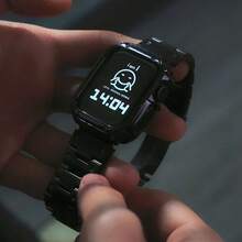 1 Miếng Nam Đồng hồ Động lực Phong cách Dây đeo bằng thép không gỉ Tương thích với Apple Watch , Và Phong cách Thép Đồng hồ đeo tay , Tương thích với Apple Watch 41mm/ 40mm/ 38mm/ Apple Đồng hồ - 38mm/40mm/41mm - Xem 5