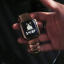 1 Miếng Nam Đồng hồ Động lực Phong cách Dây đeo bằng thép không gỉ Tương thích với Apple Watch , Và Phong cách Thép Đồng hồ đeo tay , Tương thích với Apple Watch 41mm/ 40mm/ 38mm/ Apple Đồng hồ - 38mm/40mm/41mm - Xem 6