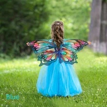 Butterfly Wings Costume  For Kids  Party Play Props - Multicolor - View 5