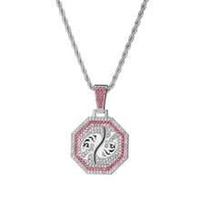 1入不鏽鋼12生肖符號裝飾鑽石項鍊,男女適用 - 銀色 - 查看 13