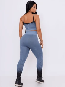 Women Two-Piece Outfits - Màu xanh bụi bặm - Xem 5