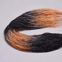 2股約380顆2mm漸層烤色小種籽面切割水晶珠圓形鬆散分隔珠,適用於diy珠寶製作項鍊頭飾 - Glass Crystal Beads - 查看 5