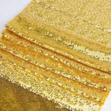 1pc Solid Color Sequin Party Dining Table Runner, Sequin Table Runner, Party Table Runner, Decorative Table Runner - Multicolor - View 18