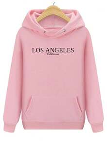 Men Hoodies - 淺粉色 - 查看 1