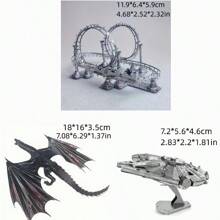 Diy Stainless Steel Metal Assembly Toy, Puzzle Game, Home Decor Ornament, Gift For Friends And Festivals - Metal Puzzle - View 7