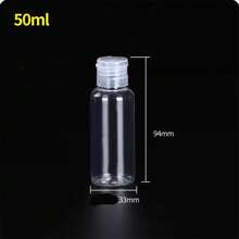 30ml/50ml/60ml Travel Bottles For Shampoo And Shower Gel, Flip-Top, Leakproof, Squeeze Container, 100ml/120ml Cosmetic Bottle, Reusable, , Family Essential