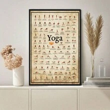 1pc No Frame Chakra Awakening Vintage Poster - Meditation Wall Art For Balance And Wellness - Multicolor - View 4