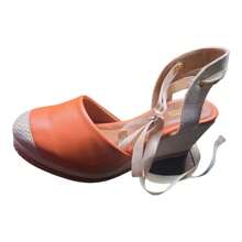 Women Flat Sandals - 亮橙色 - 查看 4