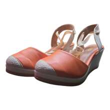Women Flat Sandals - 亮橙色 - 查看 5