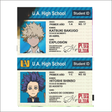 2 Vinil Tarjeta Bancaria Bakugo Y Shinso Boku bo hero - Unitalla - Ver 2