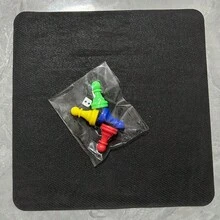 Snakes And Ladders Chess Set Board Game Rubber Material Snakes And Ladder Chess Can Be Used As Mouse Pad - Multicolor - View 5