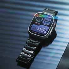 1 Miếng Nam Đồng hồ Động lực Phong cách Dây đeo bằng thép không gỉ Tương thích với Apple Watch , Và Phong cách Thép Đồng hồ đeo tay , Tương thích với Apple Watch 41mm/ 40mm/ 38mm/ Apple Đồng hồ - 38mm/40mm/41mm - Xem 3