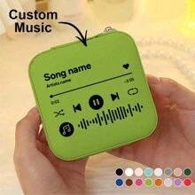 1 Stück Transportable Mini-schmuckschatulle Für Reisen Mit Individuellem Musikcode Schmuckring-organizer-aufbewahrungsbox Für Mädchen Und Frauen, 12 Farben Optional, 10 * 10 * 5 Cm Modegeburtstagsgeschenk Für Freundin Und Mutter