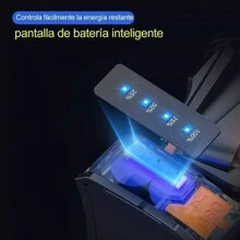 Lámpara Tipo Minero Recargable Y Potente De Cacería Acampar - Negro - Ver 7
