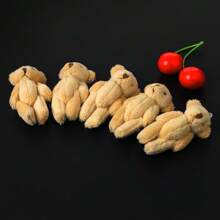 Set de 5 ositos de peluche mini con articulaciones en estilo lindo, oso de peluche, juguetes de peluche para mascotas, juguetes de oso de peluche