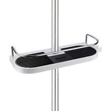Bathroom Shower Caddy, Single Tier Adjustable Shower Head Holder Wall Mount, Rust Proof Shower Organizer Shelf