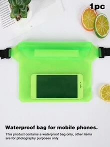 1個綠色防水封口腰包,適用於手機戶外活動 - 綠色 - 查看 2