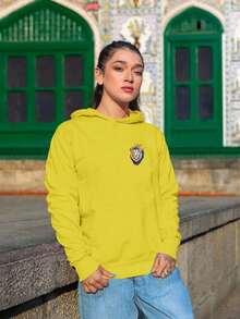 Men Hoodies - 黃色 - 查看 5
