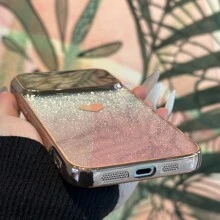 1入組大窗口心形漸變手機殼，適用於蘋果/三星 - 粉色 - 查看 4