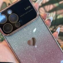 1入組大窗口心形漸變手機殼，適用於蘋果/三星 - 粉色 - 查看 7