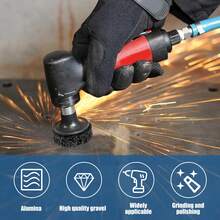 45入組2英寸鑽石磨盤去漆去銹工具,快換砂輪磨盤,適用於金屬塑料表面清洗除銹打磨 - 彩色 - 查看 4