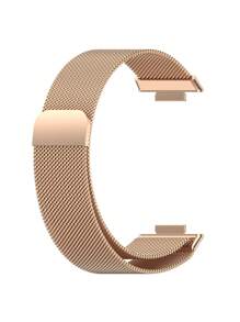 1 pièce Bracelet magnétique métallique à la mode, unisexe, compatible avec Fit 1/Fit 2/Fit 3/Fit 4/Fit 4 Pro, accessoire de bracelet pour la série Fit 1 2 3 4 Pro