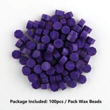 100入組純色蠟封裝籽 - 彩色 - 查看 15