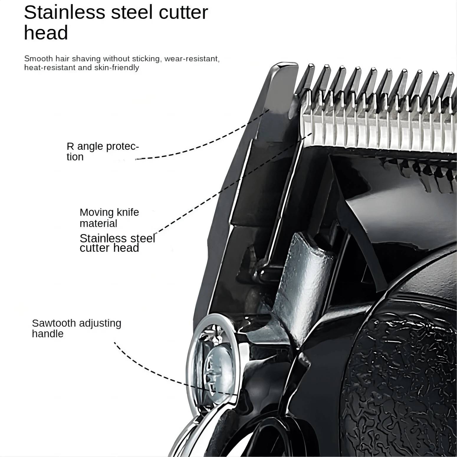 LARGNER Professional Hair Clippers For Men Hair Cutting Kit & Zero Gap
