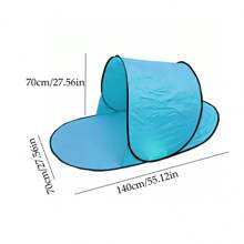 1pc Fully Automatic Pop-Up Camping & Beach Sun Shelter, Outdoor Uv Protection Tent