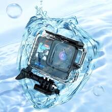 50M Waterproof Case For GoPro Hero 12 11 10 9 Black Protective Diving Underwater Housing Shell Cover For Go Pro 12 Hero11 - Black - View 1