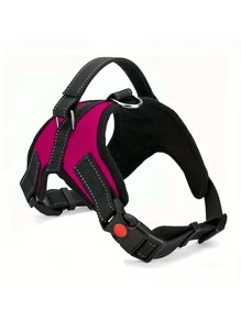 Dog Harness For Small, Medium, Large Dogs,Reflective No-Pull Dog Harness With Breathable Design And Handle
